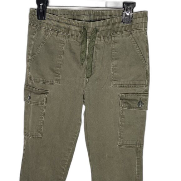MONKEY RIDE Jeans Cargo Jogger Stretch Utility Pants Pull On Womens 7 28 Green - Picture 1 of 9